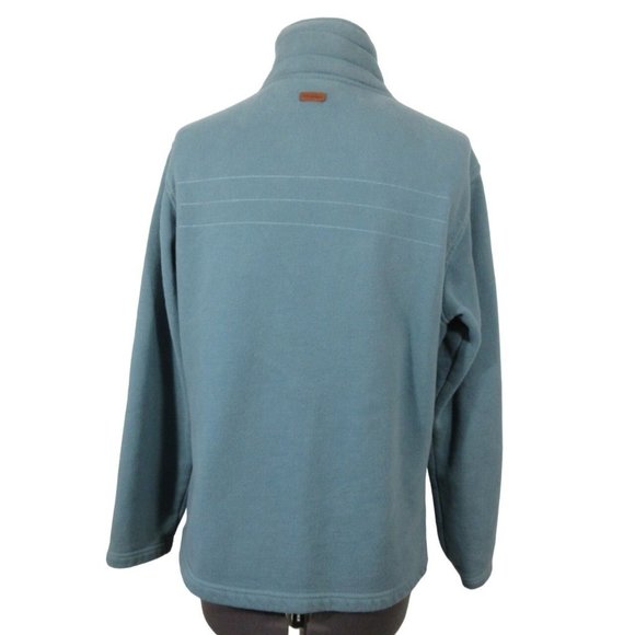 Columbia women's zip front mock neck full zip fleece sweatshirt L‎ - Picture 3 of 13